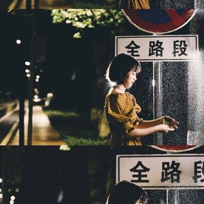 夜景模特