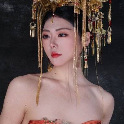 黑白模特