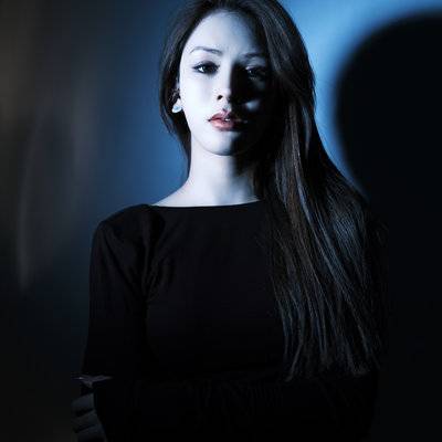 黑白模特