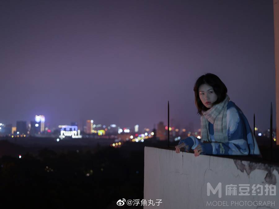 夜景模特