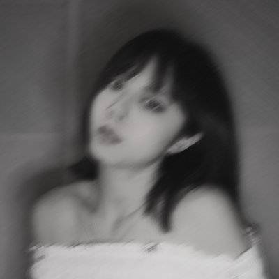 黑白模特