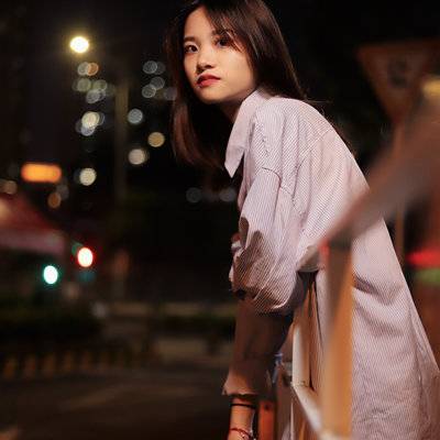 夜景模特