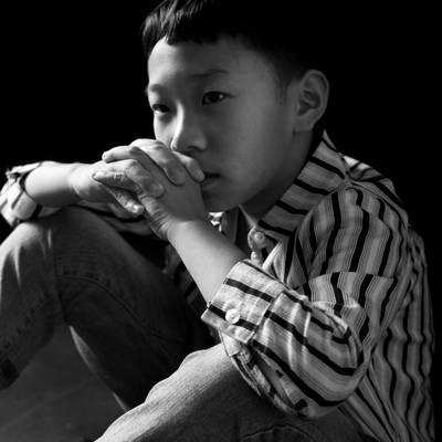黑白模特