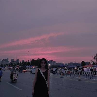 夜景模特