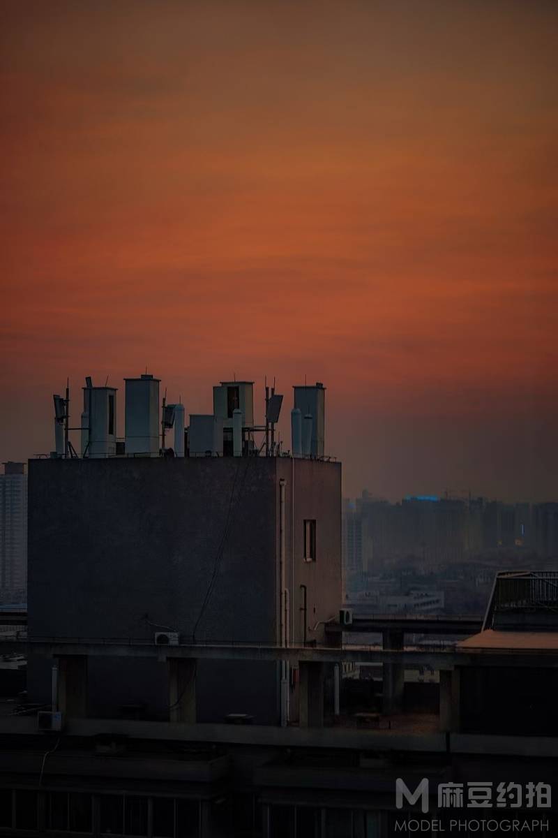 夜景模特