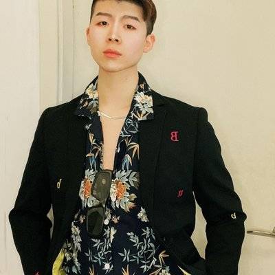 黑白模特
