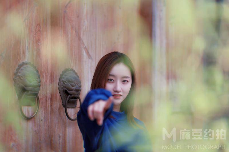 黑白模特
