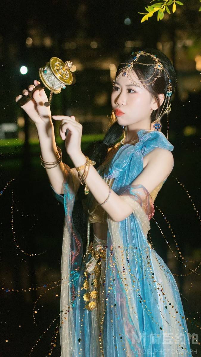 夜景模特
