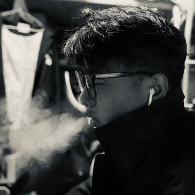 黑白模特