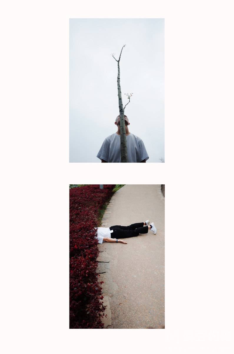 黑白模特