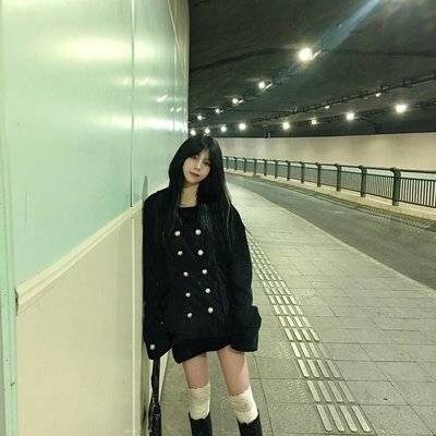 黑白模特