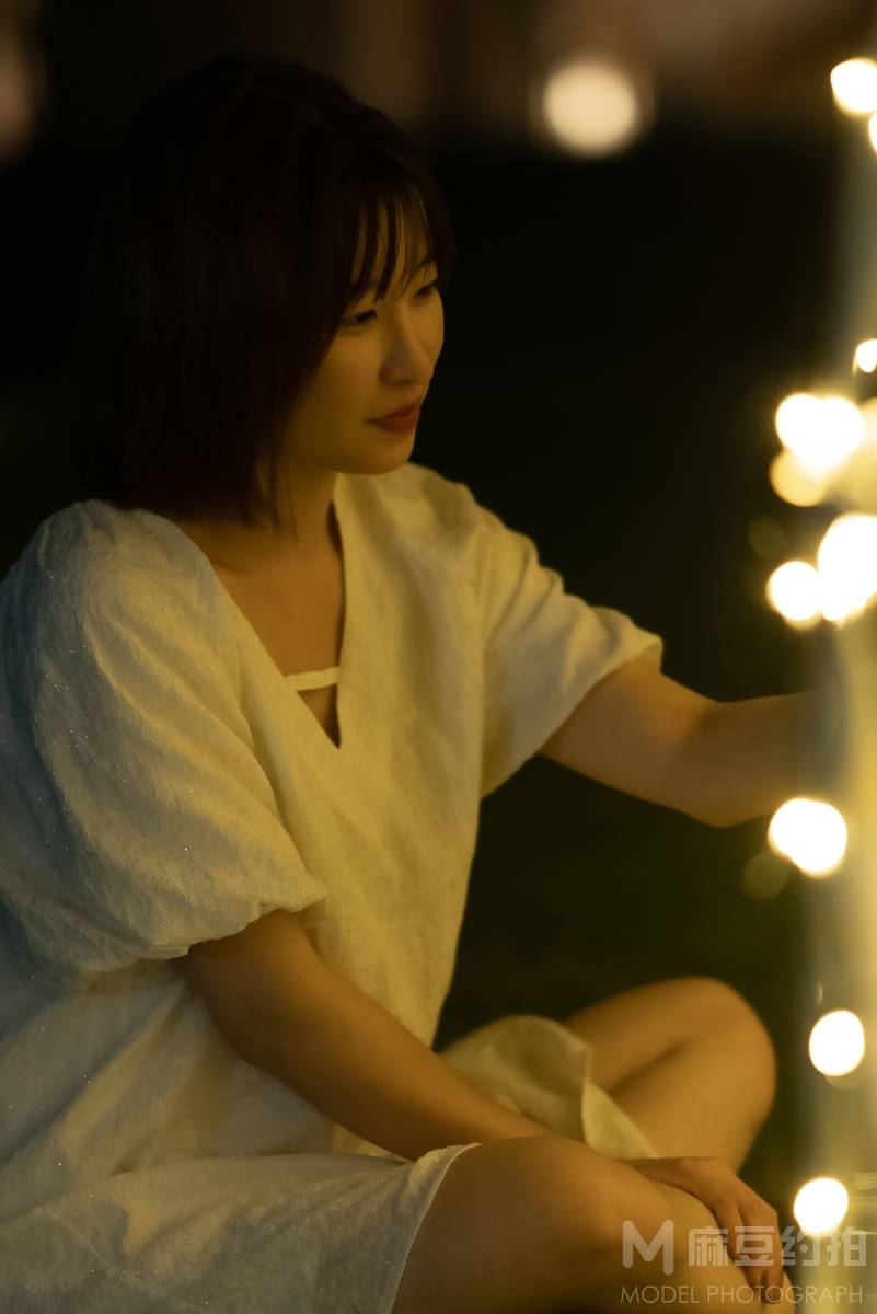 夜景模特