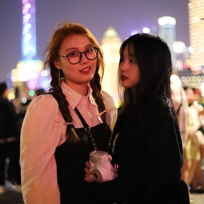 夜景模特