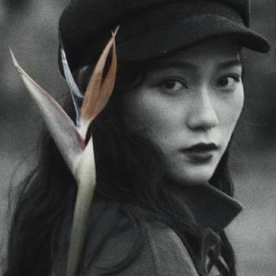 黑白模特