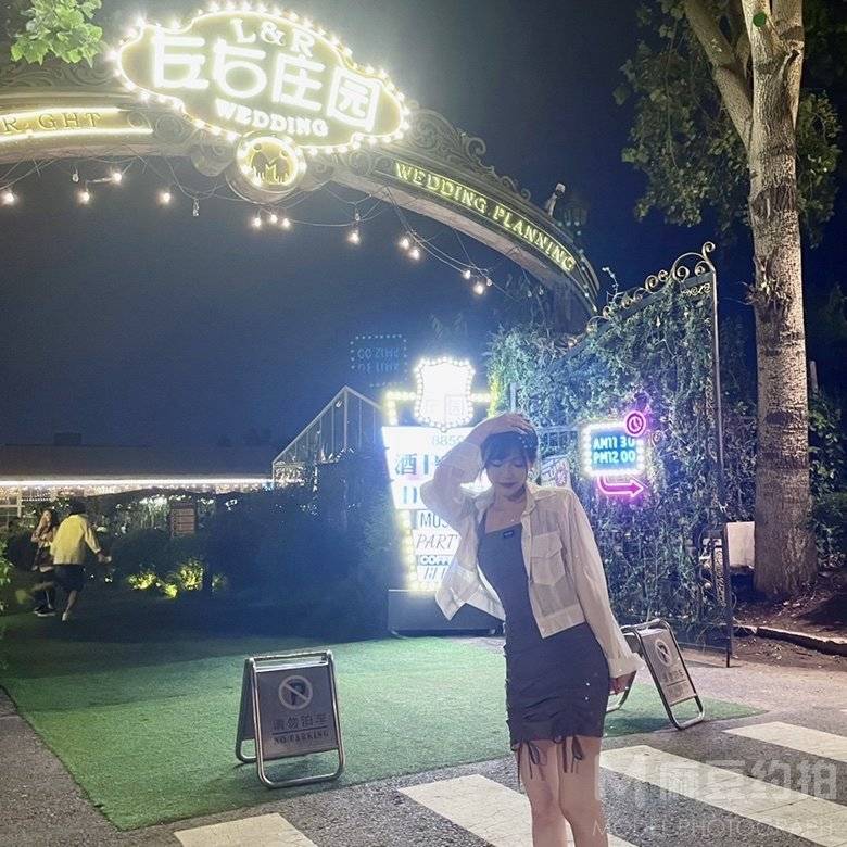 夜景模特