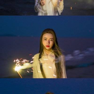夜景模特