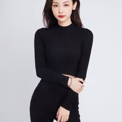 黑白模特