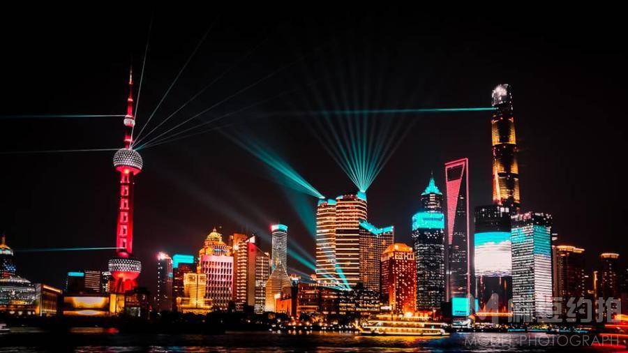 夜景模特