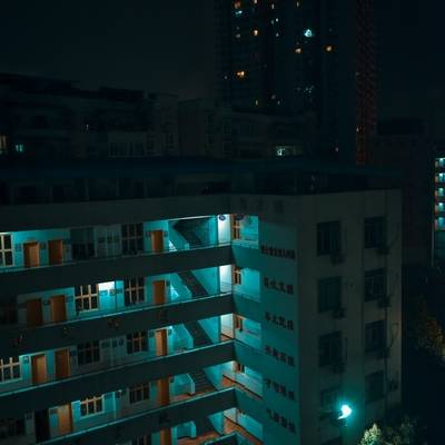夜景模特