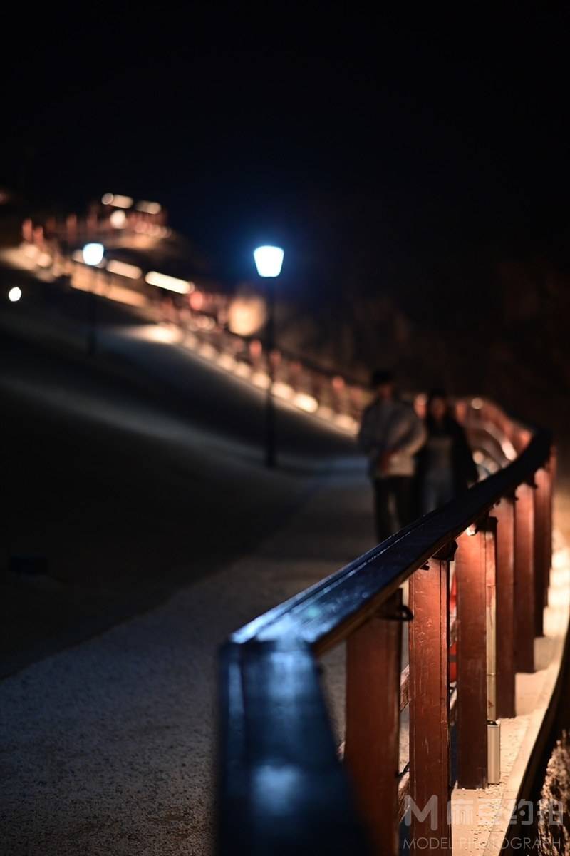 夜景模特