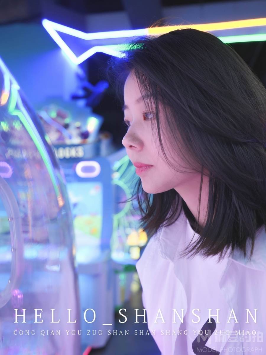 夜景模特
