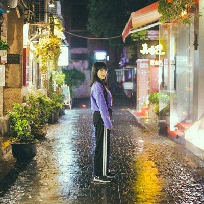 夜景模特