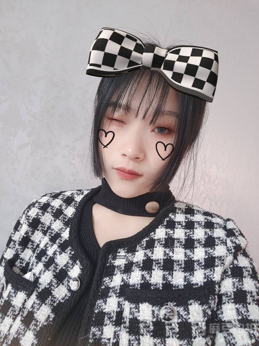 黑白模特
