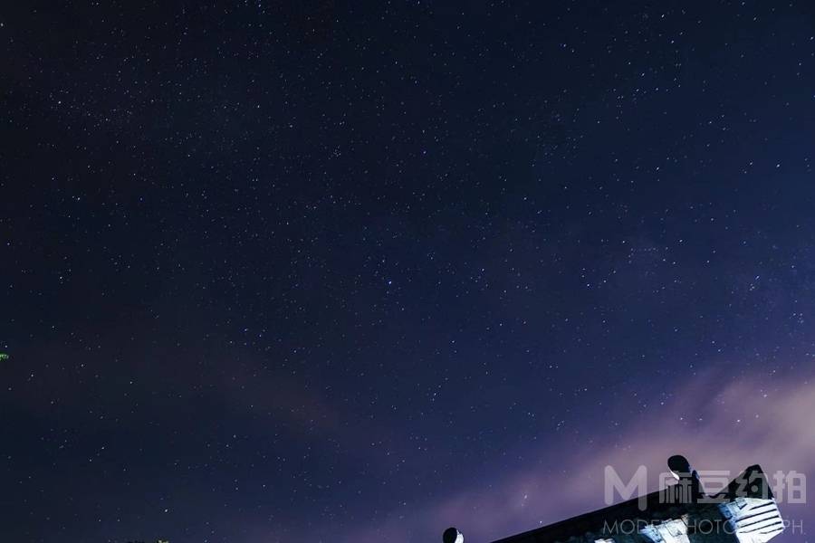 夜景模特