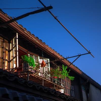 夜景模特