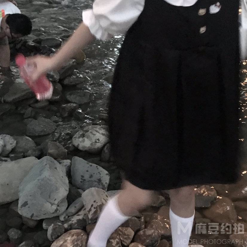 黑白模特