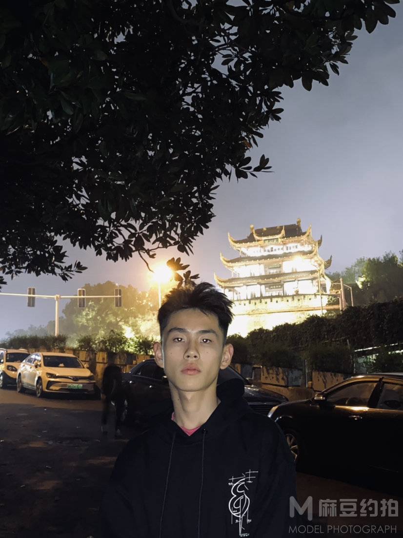 黑白模特