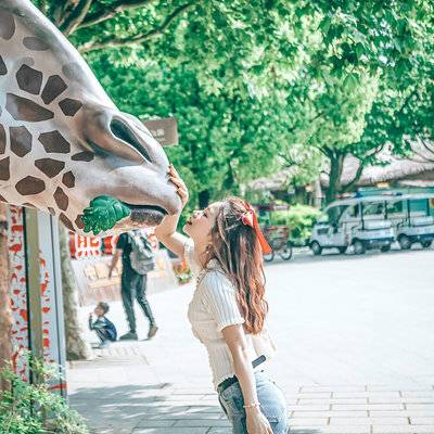 黑白模特