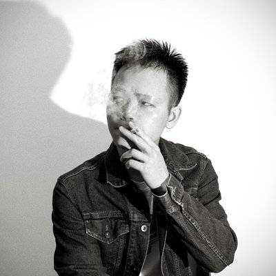 黑白模特