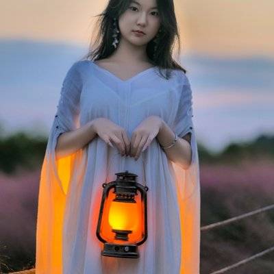 夜景模特