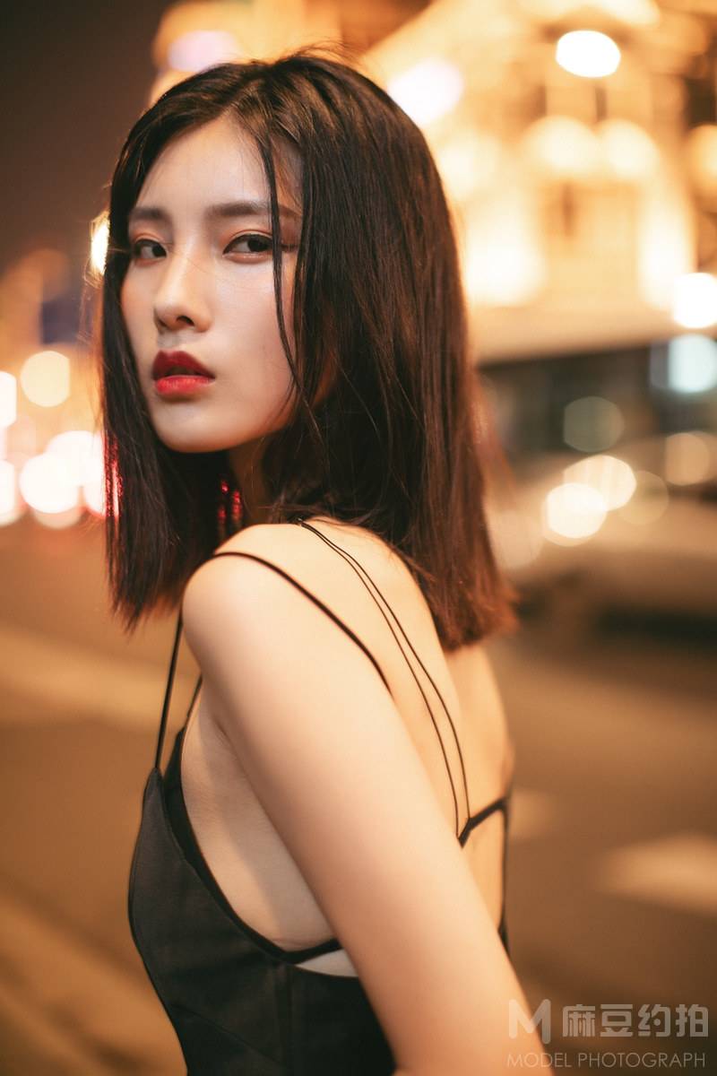 夜景模特