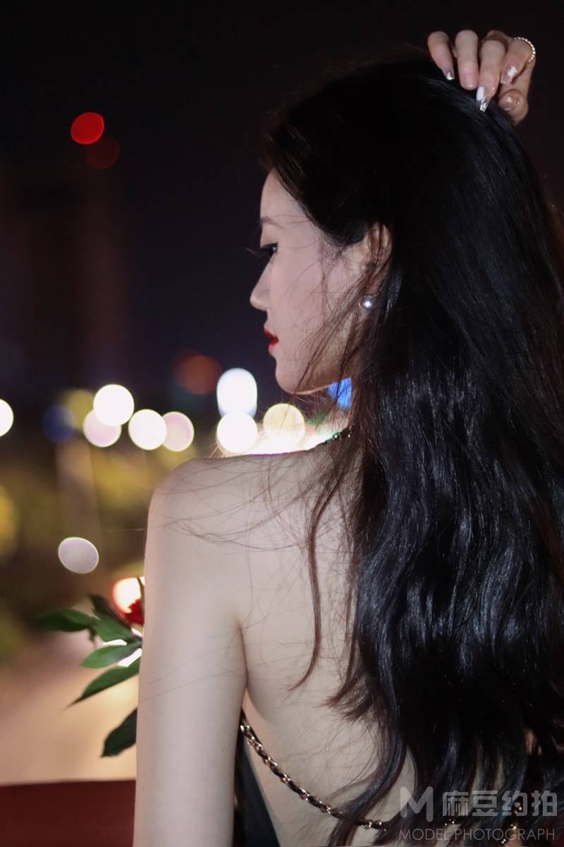 夜景模特