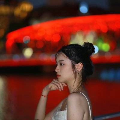 夜景模特