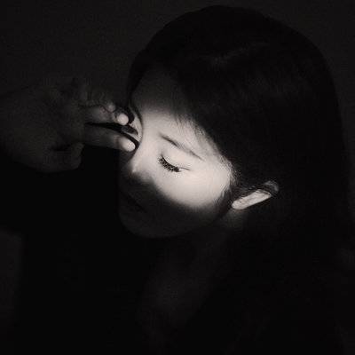 黑白模特