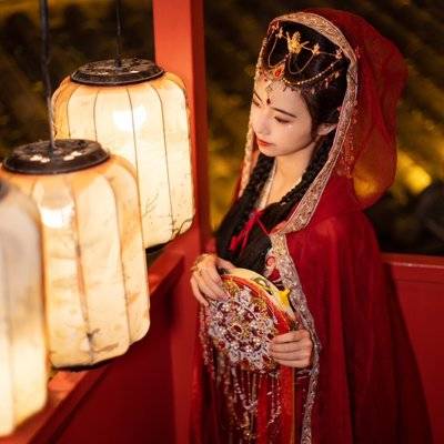夜景模特