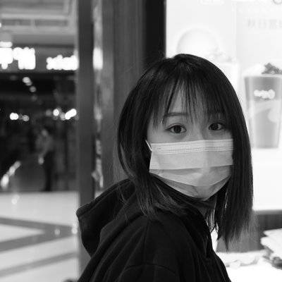 黑白模特