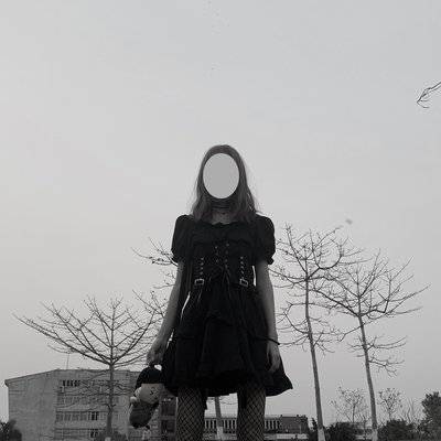 黑白模特