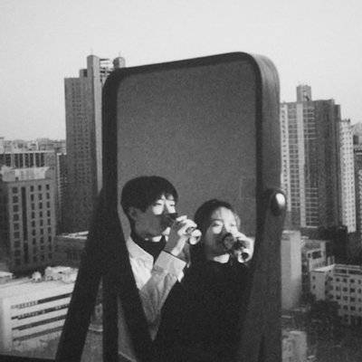 黑白模特