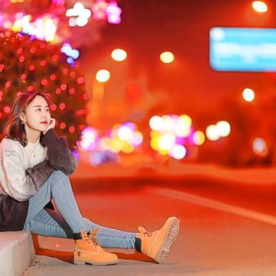 夜景模特