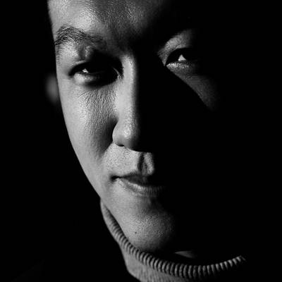 黑白模特