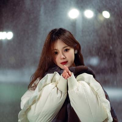 夜景模特