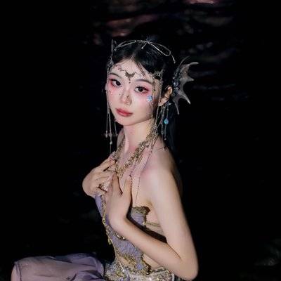 夜景模特