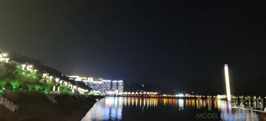 夜景模特