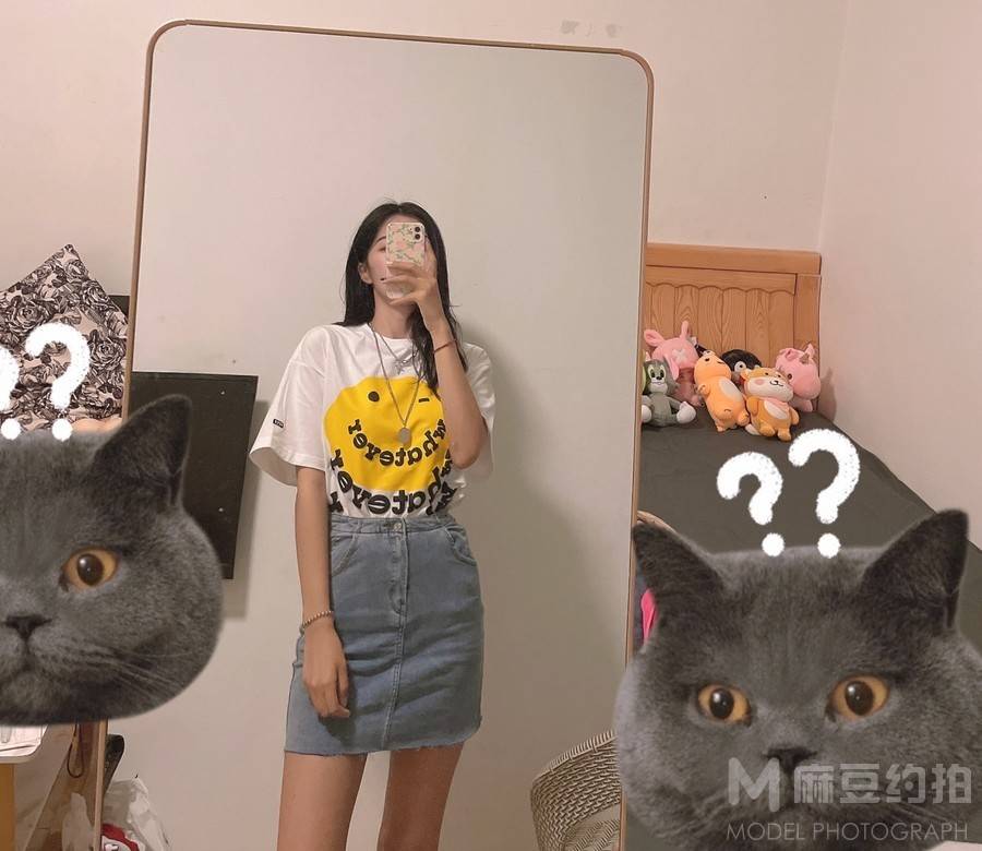 黑白模特