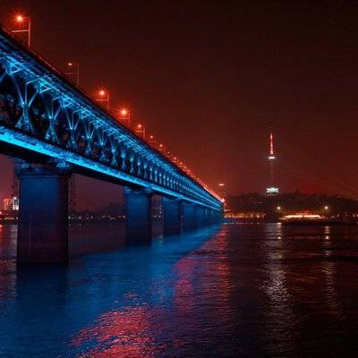 夜景模特