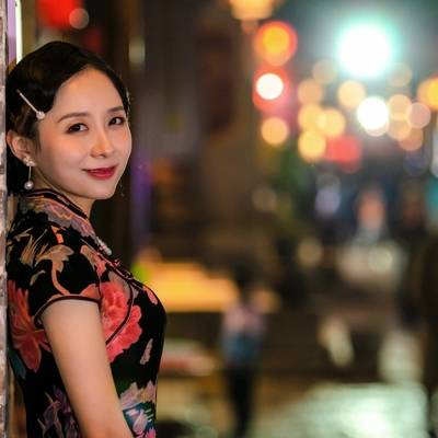 旗袍模特